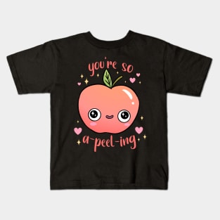 You're so a-peel-ing a funny apple pun Kids T-Shirt